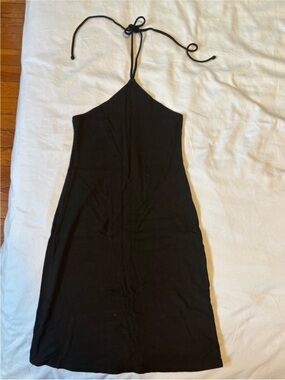 Brandy Melville | Dresses | Brandy Melville Cammy Halter Dress Black One  Size | Poshmark